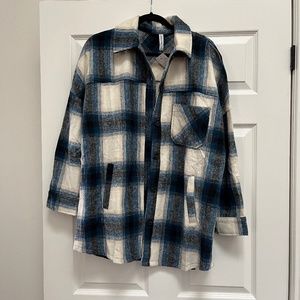 Brand New Oversized Plaid Shacket